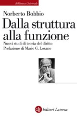 Dalla struttura alla funzione - Norberto Bobbio ; Mario G. Losano - 9788858114193