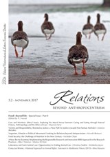 Relations. Beyond Anthropocentrism. Vol. 5, No. 2 (2017). Food: shared life: Part II - AA. VV. - 9788879162449