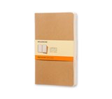 Moleskine Cahier large liniert packpapierbraun DIN A5. 3er Pack - Moleskine - 9788883704987
