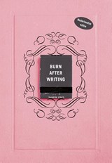 Burn after writing - Sharon Jones - 9789000377060