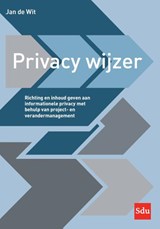 Privacy wijzer - Jan de Wit - 9789012405737