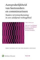 Aansprakelijkheid van bestuurders en commissarissen - J. van Bekkum ; N. Kreileman ; B.A. Schuijling - 9789013143935