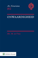 Onwaardigheid - M. de Vries - 9789013174977