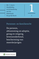 De persoon, afstamming en adoptie, gezag en omgang, levensonderhoud -  - 9789013179880