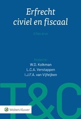Tekst & Commentaar Erfrecht civiel en fiscaal -  - 9789013182194