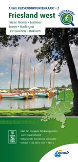 Fietsknooppuntenkaart Friesland west 1:100.000 -  - 9789018046750