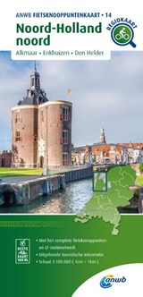 Fietsknooppuntenkaart Noord-Holland noord 1:100.000 -  - 9789018046873