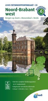 Fietsknooppuntenkaart Noord-Brabant west 1:100.000 -  - 9789018046934