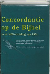 Concordantie op de Bijbel in de nieuwe vertaling van het Nederlands Bijbelgenootschap -  - 9789024229000