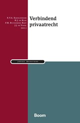 Verbindend Privaatrecht - E.V.A. Eijkelenboom ; H.J. de Kloe ; F.M. Ruitenbeek-Bart ; J.J. de Vogel - 9789024400003