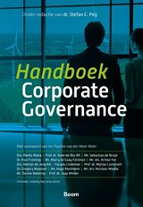 Handboek Corporate Governance - Stefan Peij - 9789024446872