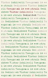 Toespraak in een struik - Victor Schiferli - 9789029569156