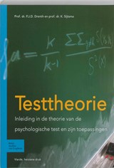 Testtheorie - P.J.D. Drenth ; K. Sijtsma - 9789031347476