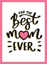For the best mum ever - Cadeauboeken - TEXTCASE,  Deventer - 9789036642484