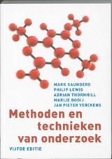 Methoden en technieken van onderzoek - Mark Saunders ; Philip Lewis ; Adrian Thornhill - 9789043019293