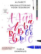 Alfabet! Brushlettering voor iedereen - Carla Kamphuis - 9789043922241