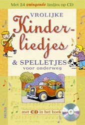 Vrolijke kinderliedjes en spelletjes voor onderweg + CD