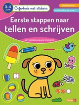 Oefenboek met stickers - Eerste stappen naar tellen en schrijven (3-4 j.) - ZNU - 9789044757798