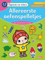 Oefenboek met stickers - Allereerste oefenspelletjes (3-4 j.) - ZNU - 9789044757804