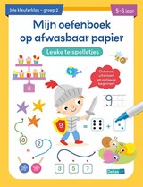 Mijn oefenboek op afwasbaar papier Leuke telspelletjes 5-6 jaar -  - 9789044763294