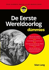 Eerste Wereldoorlog voor Dummies - Séan Lang - 9789045356990