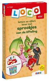 Loco mini pakket letters en cijfers leren met sprookjes van de Efteling -  - 9789048758401