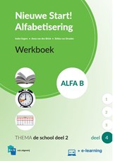 Nieuwe Start Alfabetisering Alfa B Deel 4 + e-learning Werkboek -  - 9789055173303