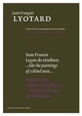 Sam Francis, Lecon de Tenebres / Sam Francis, Lesson of Darkness