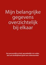 Mijn belangrijke gegevens overzichtelijk bij elkaar - Studio Visual Steps - 9789059054165