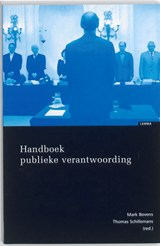 Handboek publieke verantwoording - Ineke Boers ; Hester van de Bovenkamp ; Mark Bovens ; Gijs Jan Brandsma - 9789059315112