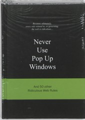 Never use pop up windows
