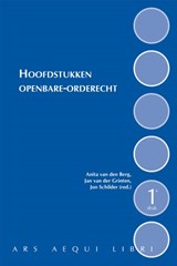 Hoofdstukken openbare-orderecht - Anita van den Berg ; Jan van der Grinten ; Jon Schilder - 9789069166339
