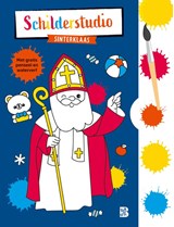 Kleurboek met verfpalet en penseel Sinterklaas -  - 9789403229782