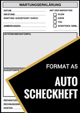 Auto-Scheckheft - Universelles Reparaturenheft - Auto Scheckhefte - 9789403685960