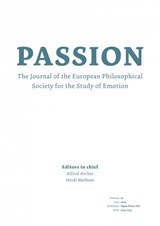 Passion: Journal of the European Philosophical Society for the Study of Emotion - Alfred Archer - 9789403739267