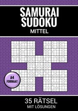 Samurai Sudoku Mittel - 35 Rätsel mit Lösungen - Sudoku Puzzlebücher - 9789403777801