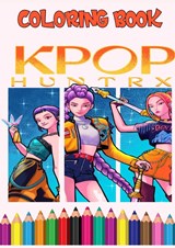 K-Pop Demon Hunters Coloring Book - colorful Vibes - 9789403895314