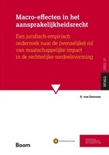 Macro-effecten in het aansprakelijkheidsrecht - S. van Deursen - 9789462120129