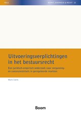 Uitvoeringsverplichtingen in het bestuursrecht - Marin Coerts - 9789462122420