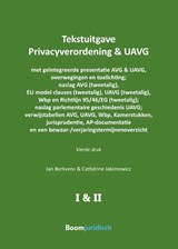 Tekstuitgave Privacyverordening & UAVG - Jan Berkvens ; Cathérine Jakimowicz - 9789462127135