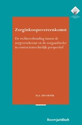 Zorginkoopovereenkomst - Hetty ten Oever - 9789462128590