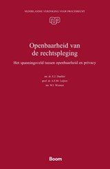 Openbaarheid van de rechtspleging - A.E.M. Leijten ; W.I. Wisman ; E.J. Daalder - 9789462129610