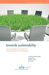 Towards sustainability - C.E. van Basten-Boddin ; S.C. de Hoo ; Samantha Renssen ; C.A. Schwarz - 9789462360907