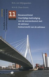 Bouwsomlimiet, voortijdige beeindiging van de overeenkomst met de adviseur, auteursrecht van de adviseur - M.A. van Wijngaarden - 9789462510333