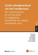 Civiel schadeverhaal via het strafproces - R.S.B. Kool ; P. Backers ; J.M. Emaus ; F.G.H. Kristen ; O.S. Pluimer ; D.P. van Uhm ; E.M. van Gelder - 9789462902749