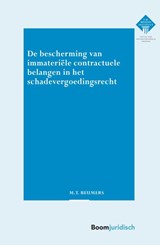 De bescherming van immateriële contractuele belangen in het schadevergoedingsrecht - Thijs Beumers - 9789462909625