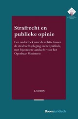 Strafrecht en publieke opinie - L. Noyon - 9789462909786