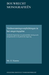 Verduurzamingsverplichtingen in het omgevingsplan - J.J. Karens - 9789463150958