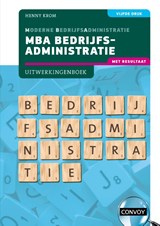 MBA Bedrijfsadministratie met resultaat - H.M.M. Krom - 9789463173797