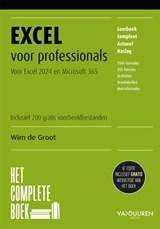 Het Complete Boek Excel voor professionals - Wim de Groot - 9789463564229